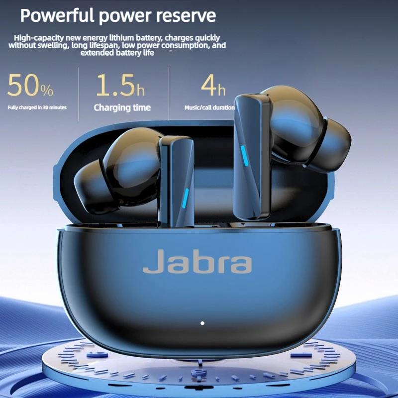 Фото Оригинальные беспроводные Bluetooth-наушники Jabra Mate50 TWS, спортивные наушники HiFI, стерео, водонепроницаемые, с микрофоном №5