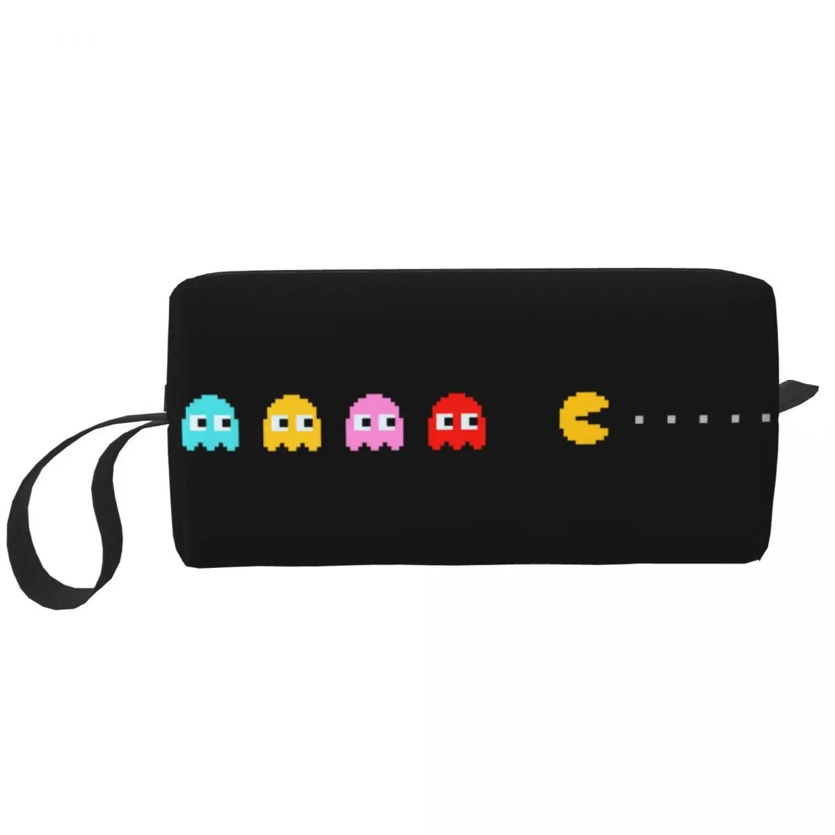 

Vintage Ghosts Arcade PC Video Game Travel Toiletry Bag for Women Makeup Cosmetic Organizer Storage Bags Dopp Kit Case Box
