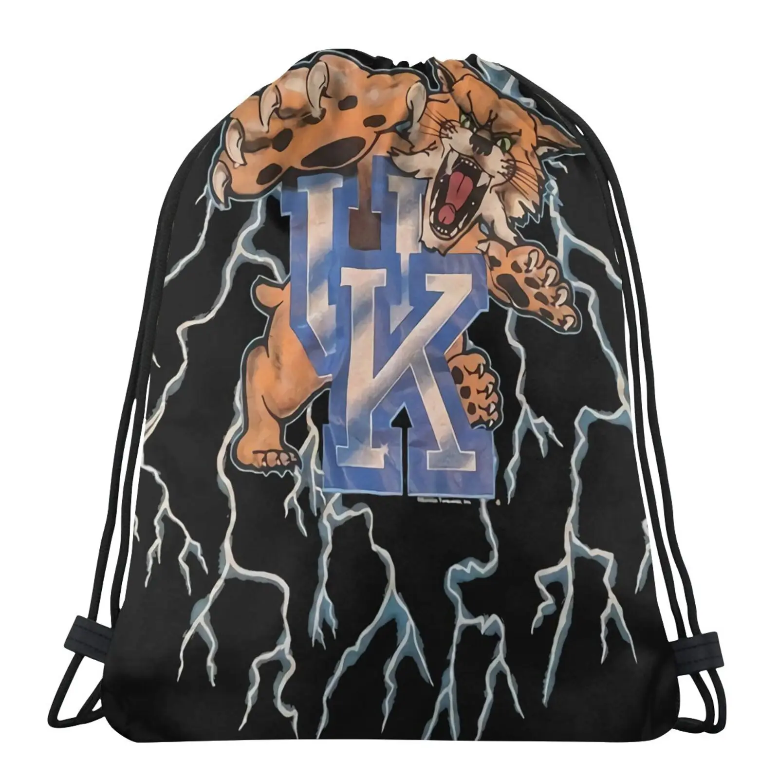 

American Thunder Kentucky Wildcats Bag Children's Sport Bag Draw String Bags Backpacks Dust Bag Cloth Bags Bucket Bag Backpack