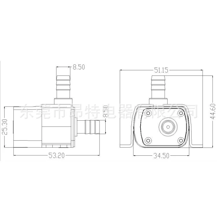 Высокопроизводительный Бесщеточный Водяной насос DC 12 В 4 8 Вт л/ч