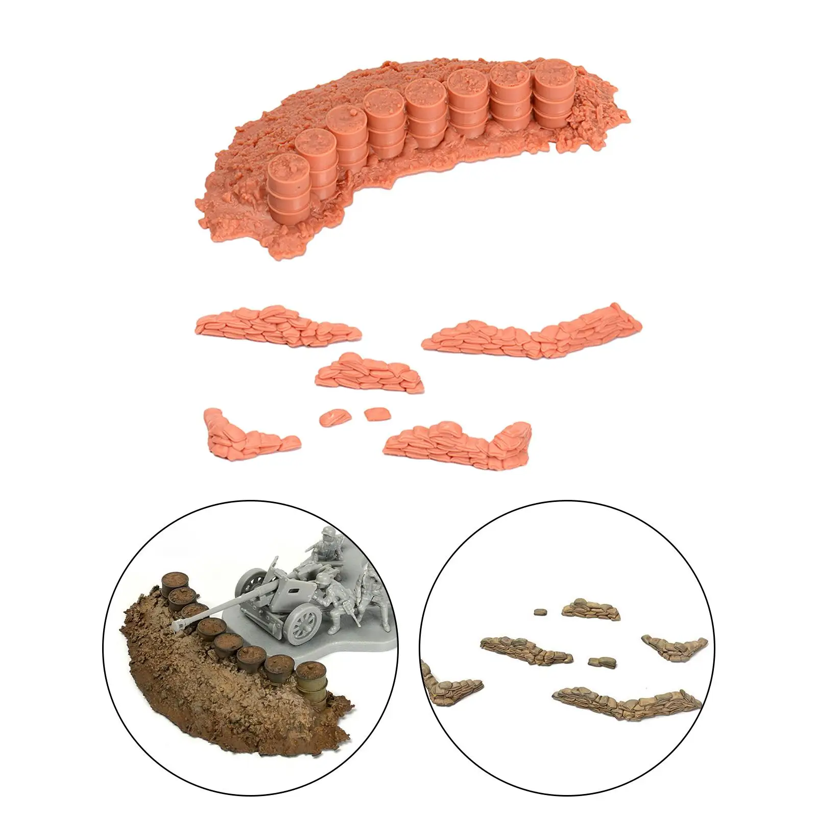 1:72 Наборы для сборки моделей диорамы реалистичные украшения из материалов