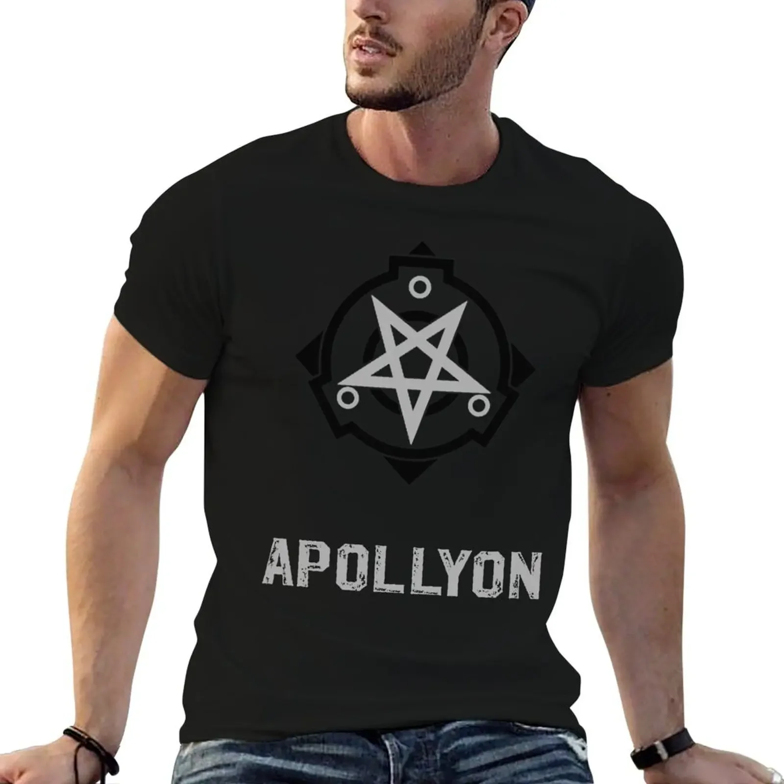 SCP Foundation Members футболка APOLLYON белая хлопковая