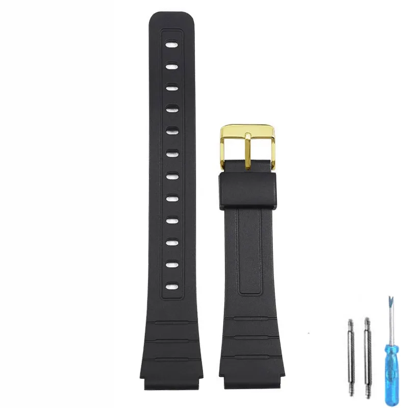 Silicone Watch Strap for CASIO F91W W-800H 18mm W800H SGW400 F84 F105/108 A158/168 AE1200/1300 Soft Men Wrist Bracelet