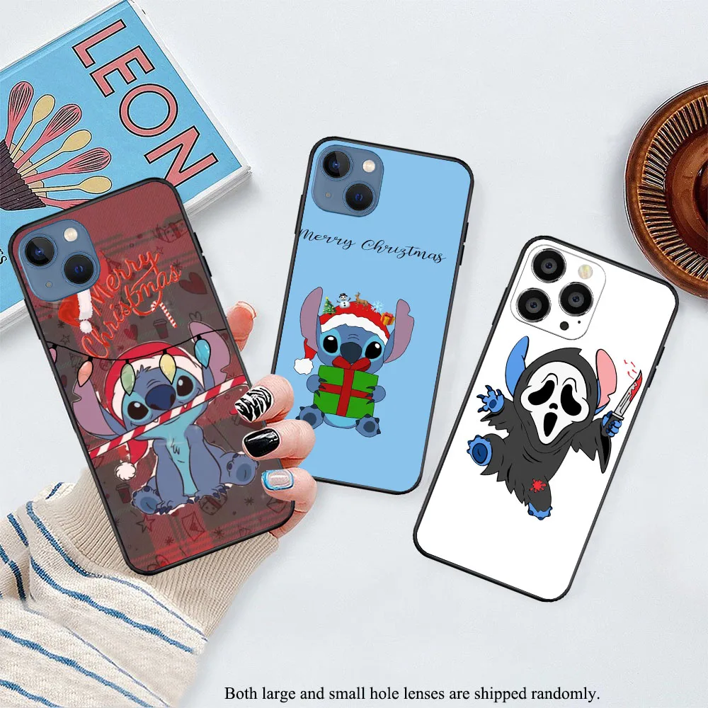 ID-43 Merry Christmas Stitch Soft чехол для OPPO F17 Reno F11 A73 F7 F9 Find X3 2 4 4F A94 F19 5 5F Pro Lite