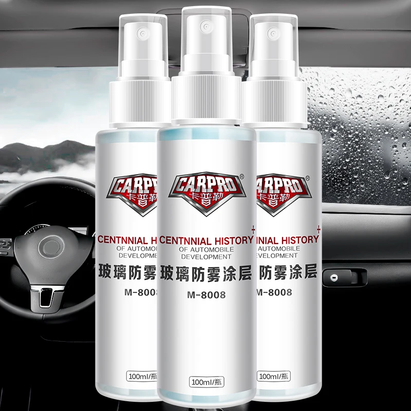 

Car Window Glass Bathroom Cleaner Safe Rainproof Anit-fog Spray Waterproof 100ml Anti-fog Agent Car Cleaning Car Accessories