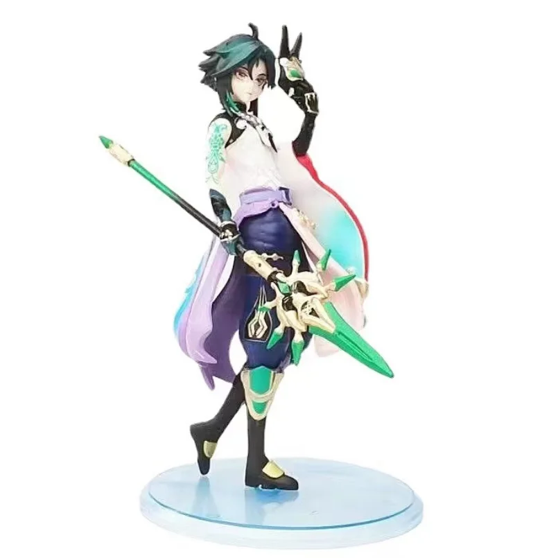 

Новинка 18 см фигурка аниме Genshin Impact Xiao ПВХ экшн-фигурка Ху Тао/паймон/Кли/Ци фигурка Коллекционная кукла игрушки