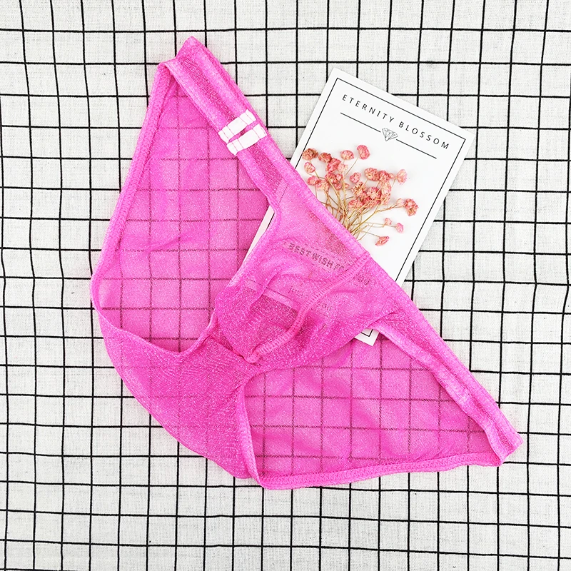 Мужское сексуальное прозрачное нижнее белье искушение модное с низкой талией