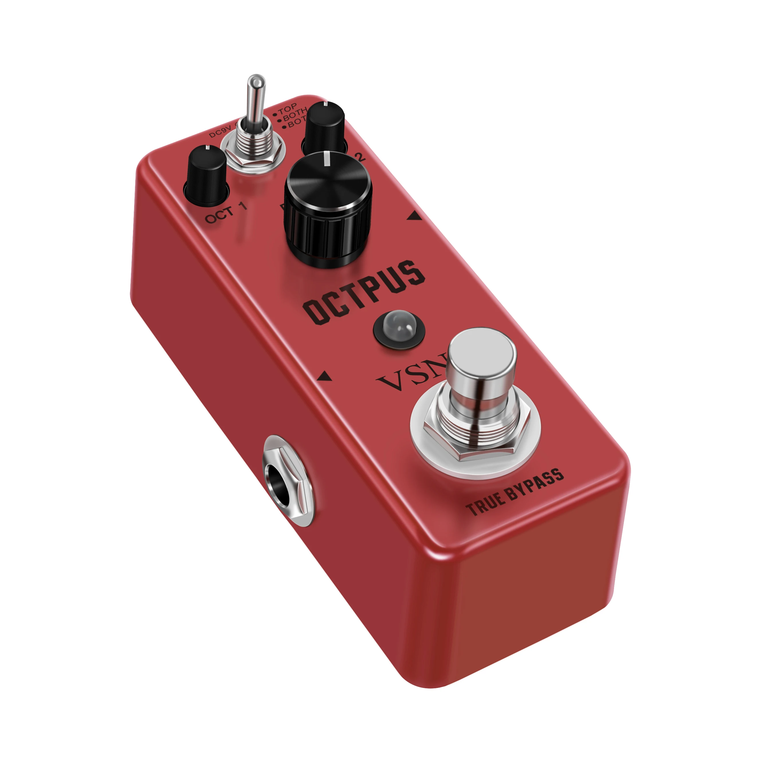 VSN LEF-3806 Pure Octpus Guitar Pedal Electric Guitars Digital Octave Pedal 11 Different Octaves Modes Precise Polyphonic Oct