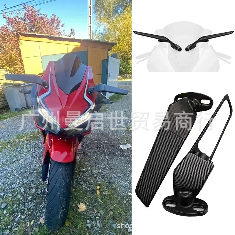 

Motorcycle Mirror Modified Wind Wing Adjustable Rotating Rearview Mirror Moto Accessories for YAMAHA YZF R6 R25 R3 R125 R15