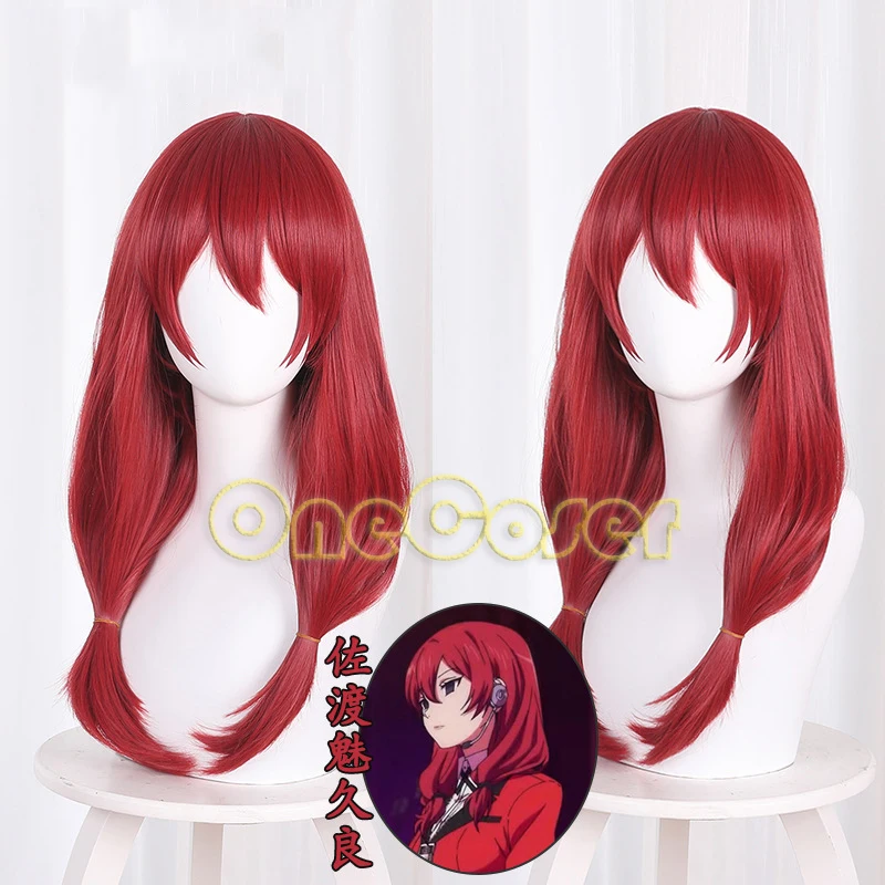 Парик для косплея из аниме Kakegurui Twin Mikura Sado волосы конского хвоста персональный