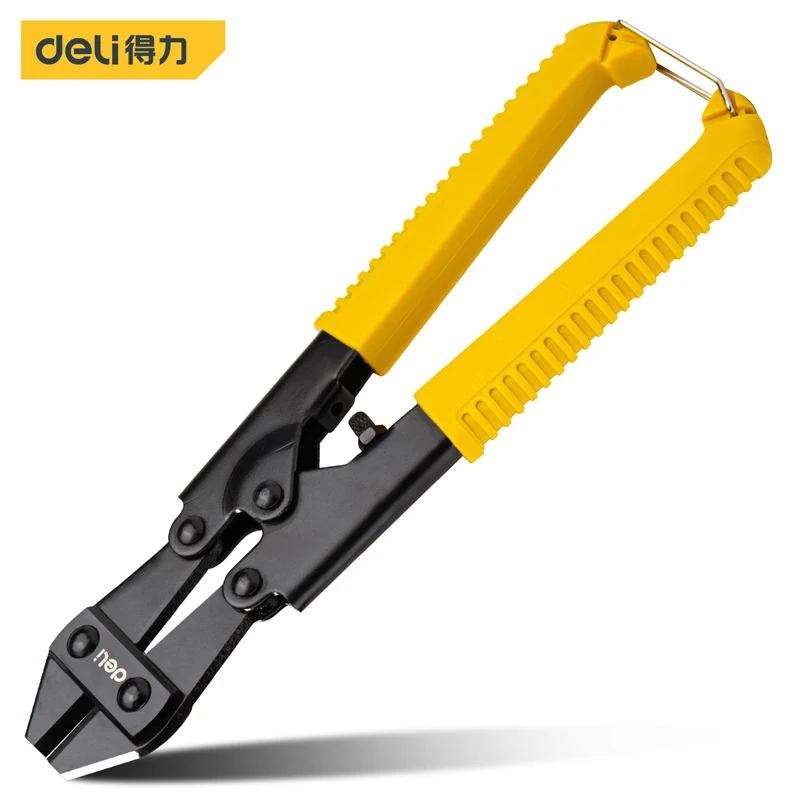 Deli 8'' 200mm Mini Cutting Labor Saving Tool Wire Breaker Pliers with Rubber Handle Multifunctional Household Hand Tool