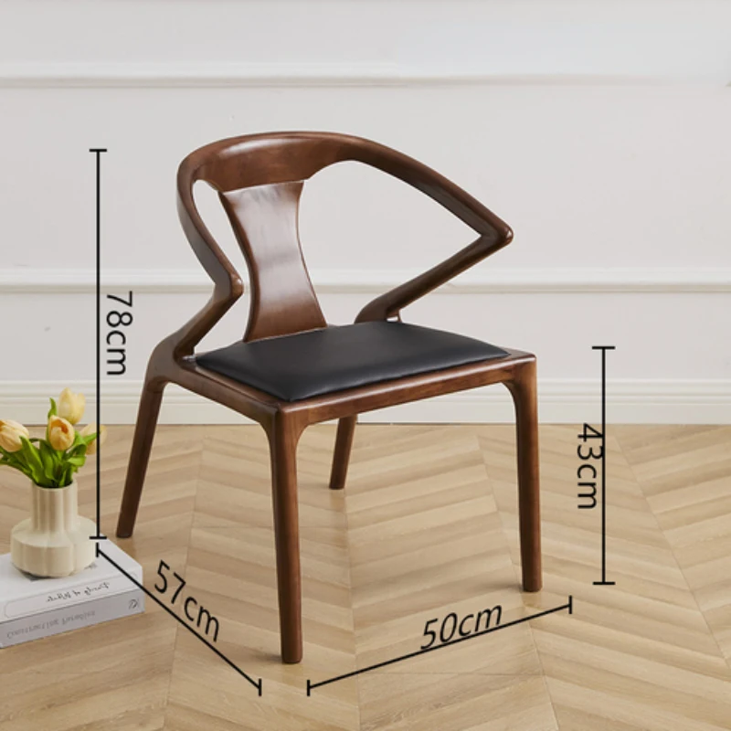 Дизайнерские деревянные обеденные стулья скандинавский салон пляжные для