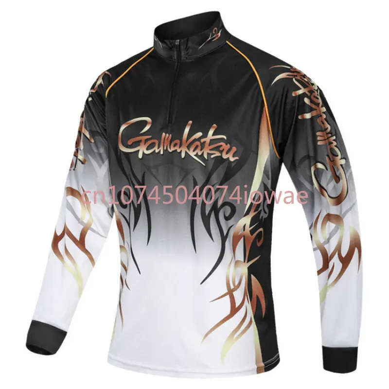 

2024 New hiking Fishing Shirts Outdoor Sport Quick Dry Mens Fishing Clothes Plus Size Anti Uv Cycling Fishing Clothing