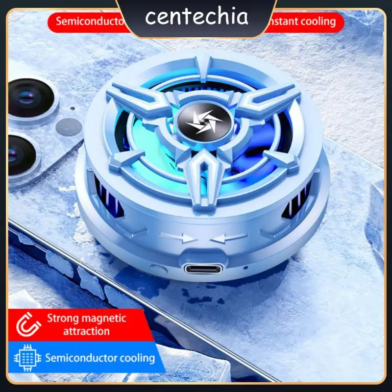 

Mute Phone Heat Sink Universal Phone Cooling Artifact Adjustable Stable Voltage Radiator Game Cooler Efficient Portable Type-c