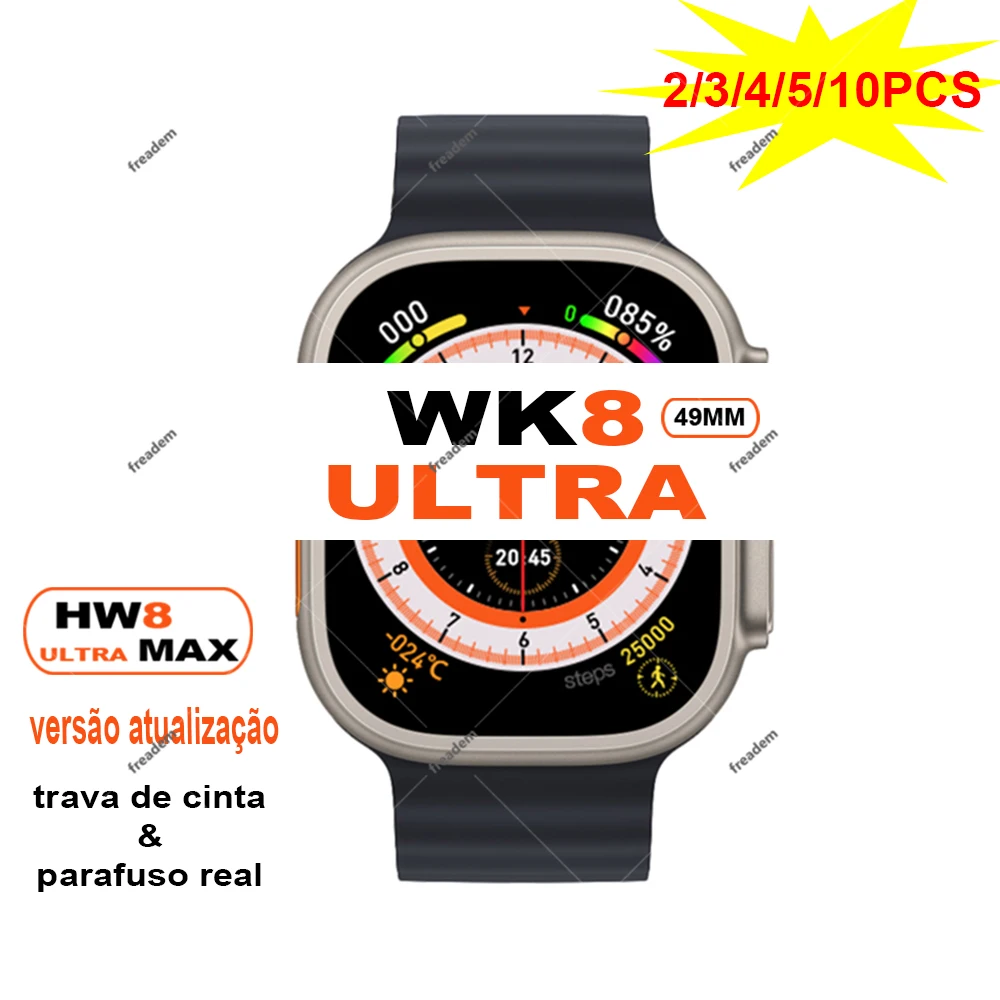

Оригинальные Смарт-часы WK8 Ultra, мужские смарт-часы серии 8, 49 мм, Bluetooth, функция звонка, телефон, измерение температуры тела, спортивные Смарт-часы Ultra с ремешком и блокировкой