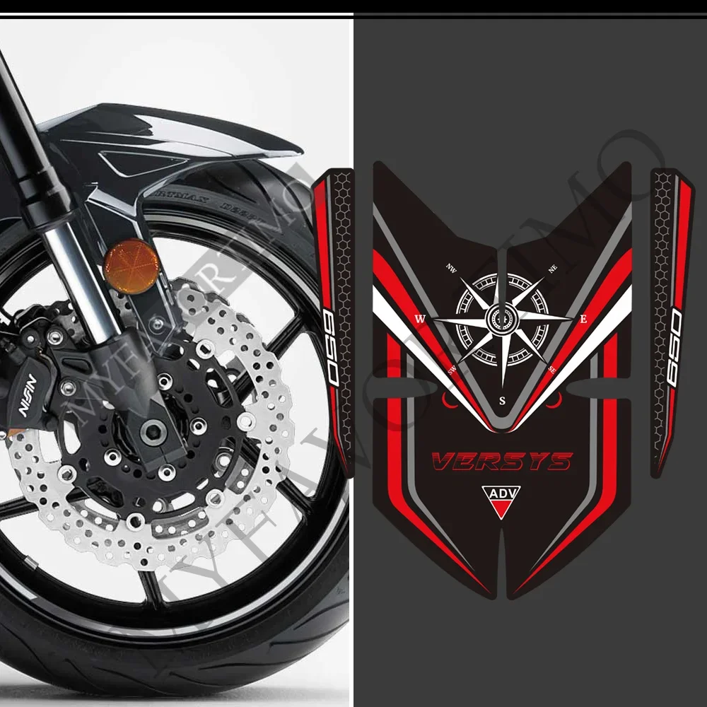 Мотоцикл для Kawasaki Versys 650 LT наклейки на бак защитные лобовое стекло ветровой