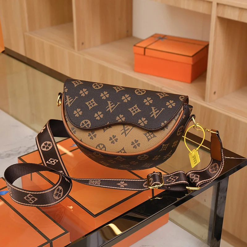 Модная женская сумка-седло элегантная сумка-топ вместительная Корейская