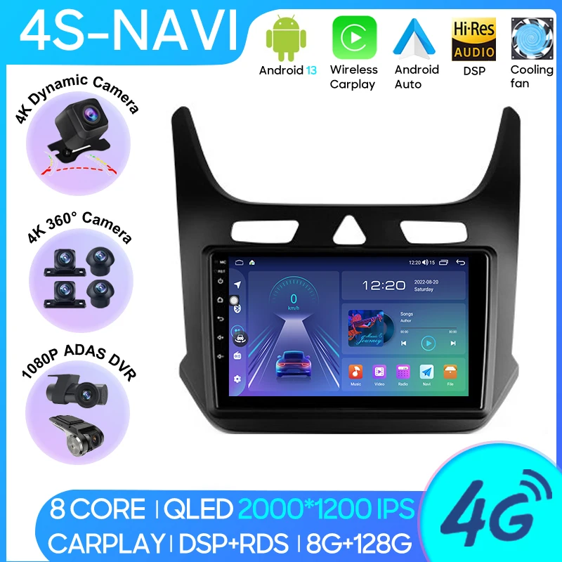 

Car Radio Carplay Android Player For Chevrolet Cobalt 2 2011 - 2018 Navigation GPS Android Auto Video DSP 4G BT Wifi No 2din DVD