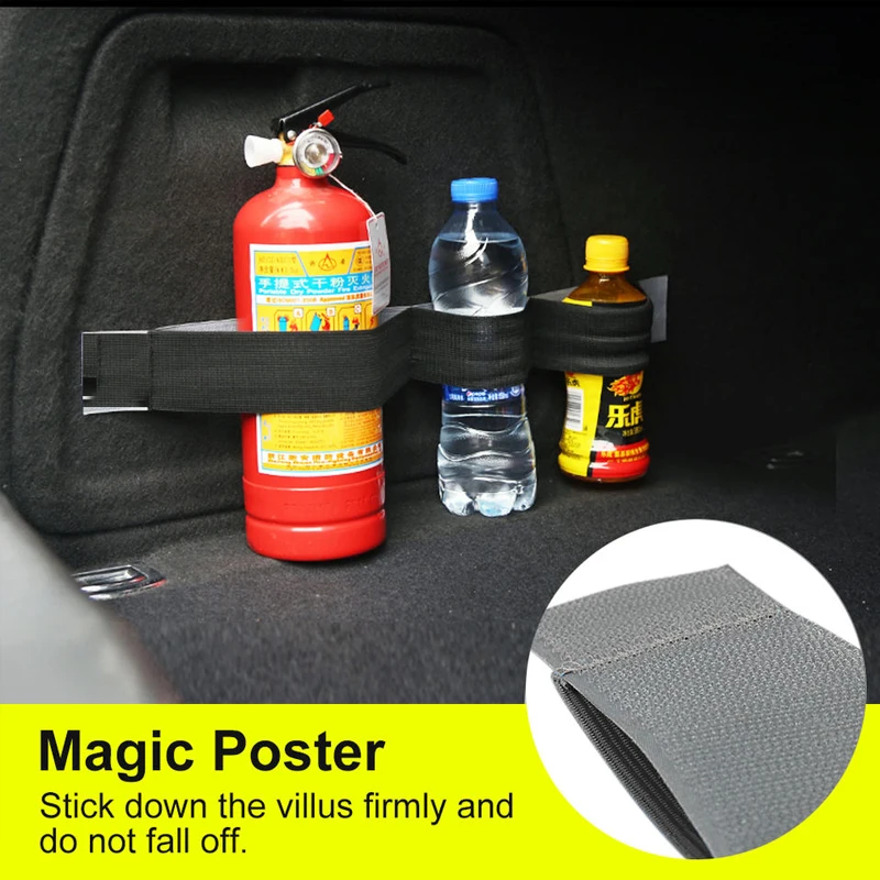 

Car Trunk Organizer Elastic Fixing Belt Storage Bag Tapes Fire Extinguisher Fixing Belt Strap Vehicle Accessories