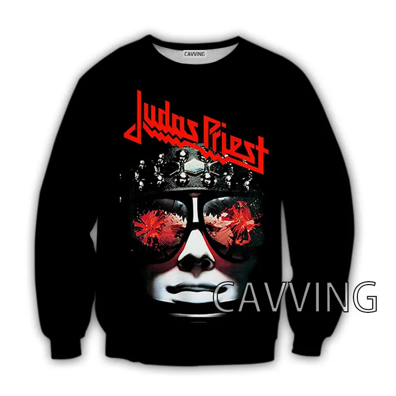 Judas Priest повседневный свитшот с 3D принтом футболка графическим рисунком для