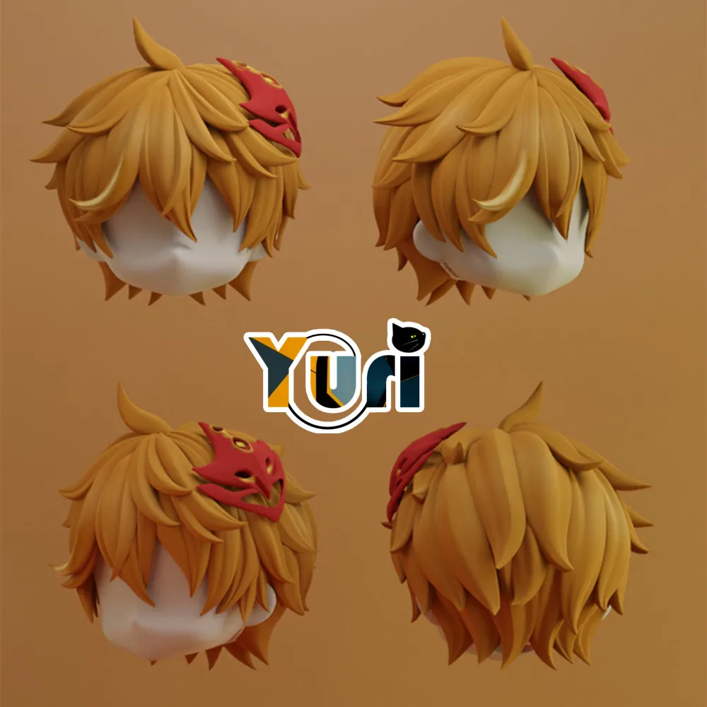 Новинка Genshin ударная детская тартаглия ручной работы OB11 цветные волосы парик