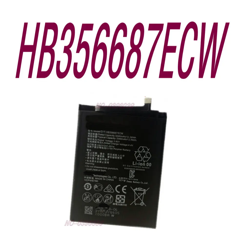 3240mAh HB356687ECW battery for Huawei nova 2 plus BAC-AL00 nova2 plus Smartphone  High quality Replacement Battery