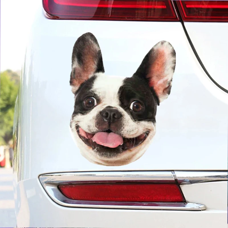 DK210 # 11x14 см французский бык собака автомобильные наклейки забавные креативные