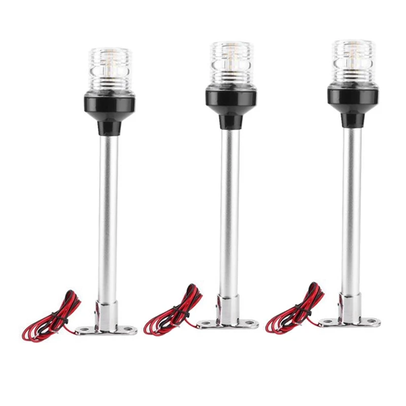 3X 12-24 В водонепроницаемый морской лодка парусный светильник лампа для яхты