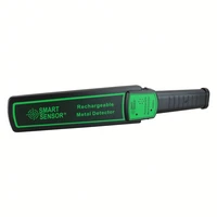 handheld metal detector pinpointer high sensitivity security scanner hunter tool with rechargeable 9v battery include