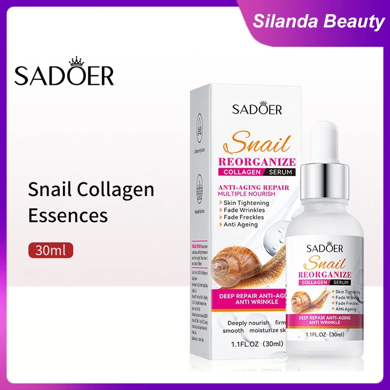 Silanda Beauty Snail Коллагеновая сыворотка для лица 30 мл против морщин Эссенция