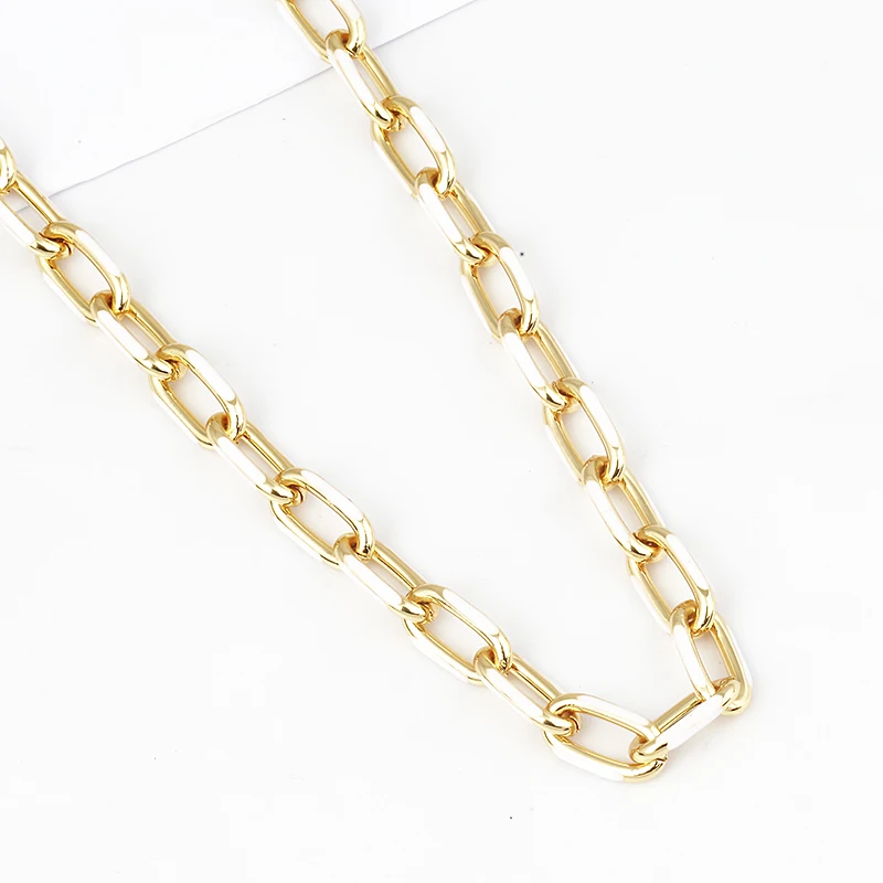 

Золотая позолоченная цепочка-скрепка 1 метр