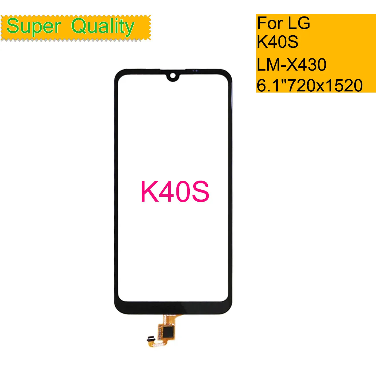 Сенсорный экран для LG K40S LMX430HM сенсорный дигитайзер переднее стекло внешний