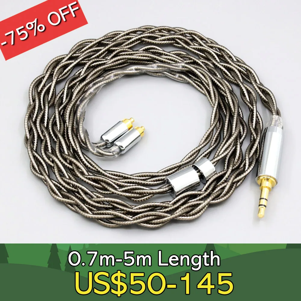 

99% Pure Silver Palladium + Graphene Gold Earphone Shielding Cable For Dunu dn-2002 LN008203