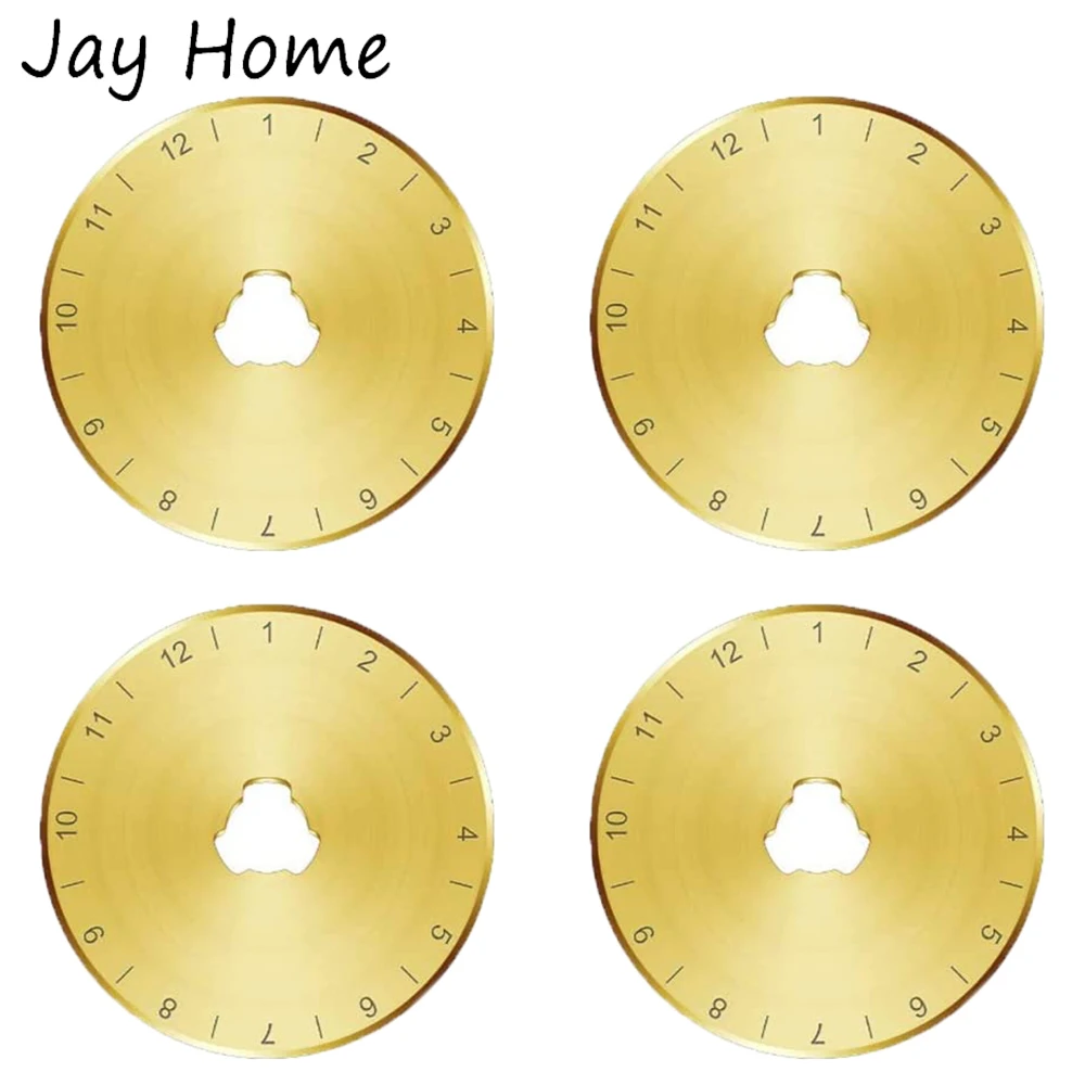 

Titanium SKS-7 Rotary Cutter Blades 45mm Replacement Blades with Storage Case for Quilting Scrapbooking DIY Sewing Art Crafts