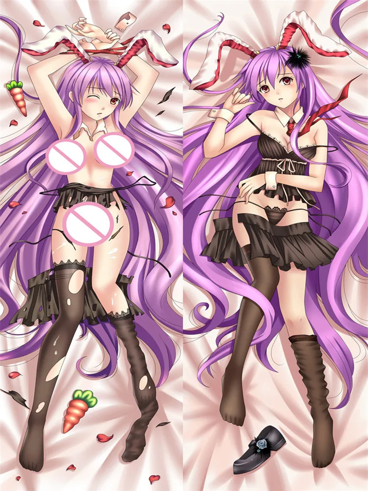 

Dakimakura Reisen Udongein Inaba TouHou Project Anime Pillow Case Sexy Girl DIY Cosplay Costume Hugging Body Pillow Cover Case