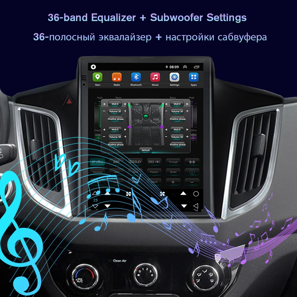 Фото Автомагнитола TIEBRO, 2DIN, Android 10, 4G, для Buick Lacrosse 2006-2008, автомагнитола, мультимедиа, IPS, 9,7 дюйма, gpsнавигация, плеер, Carplay №4