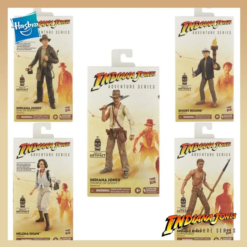 

Hasbro Original Indiana Jones Series Temple of Doom/Dial of Destiny/Helena Shaw 6inch Movie Peripherals Gift Model Toys Figures