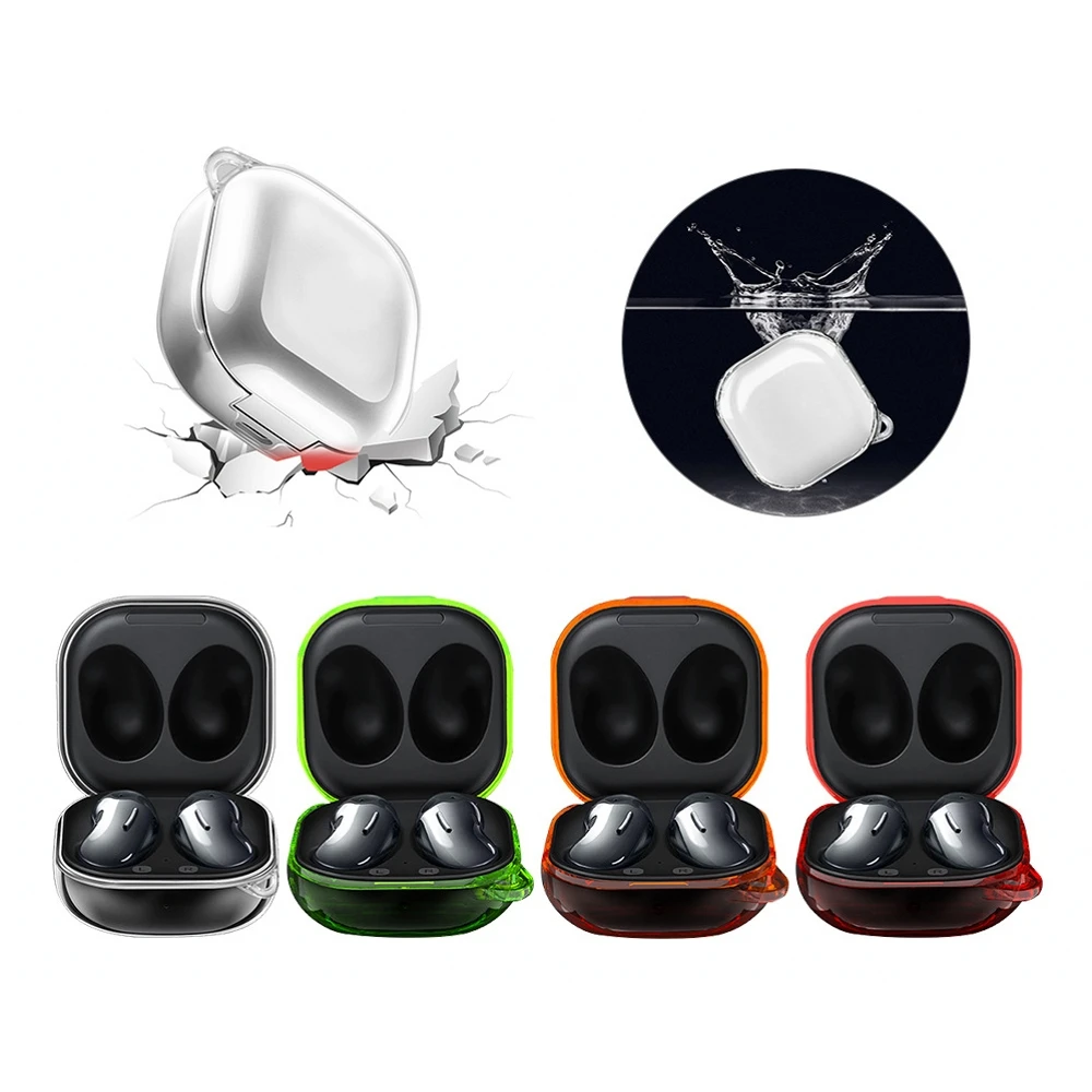 

Hard Shell Protective Cover For Samsung Galaxy Buds Pro Transparent Candy Color Earphone Case For Samsung Galaxy Buds 2