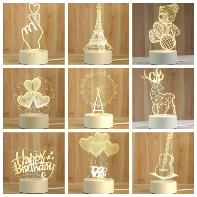 

Creative 3D LED Table Lamp/Decorative Night Light