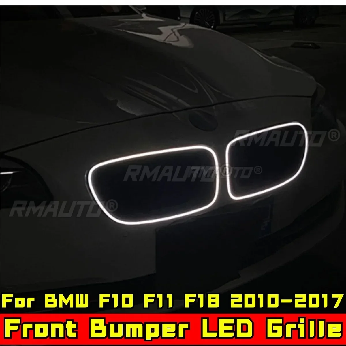 Светодиодный Передняя гонка Facelift Верхняя решетка радиатора для BMW 5 серии F10 F11 F18