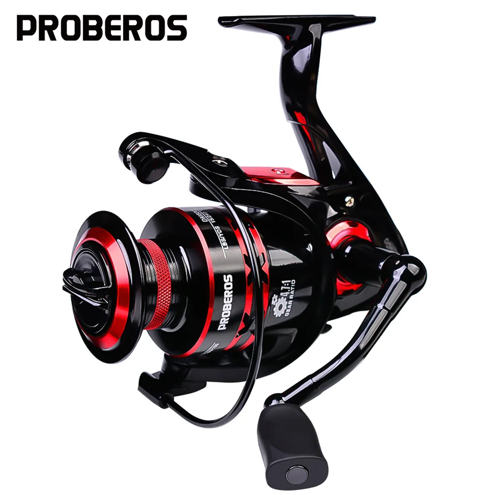 

Спиннинговая катушка PRO BEROS 1000-8000, макс. тяговое усилие 9-23 кг, металлическая катушка, пластиковая ручка, спиннинговая Рыболовная катушка, Рыб...