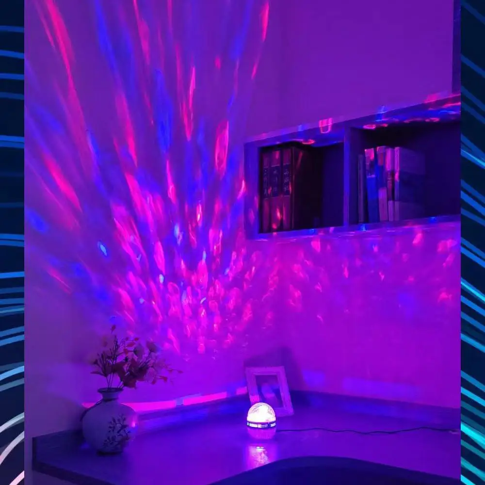 RGB-проектор светодиодный с USB-зарядкой и автоматическим вращением - купить по