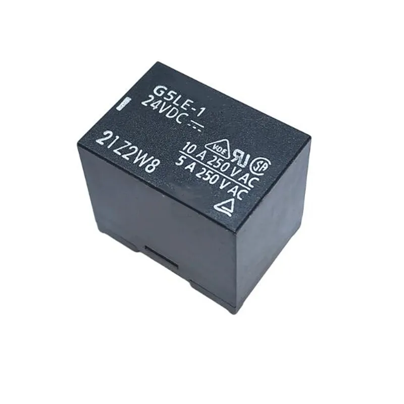 Горячая Распродажа, новое реле Φ 24VDC G5LE1 G5LE 24VDC DC24V 5A DIP5 10 шт./лот