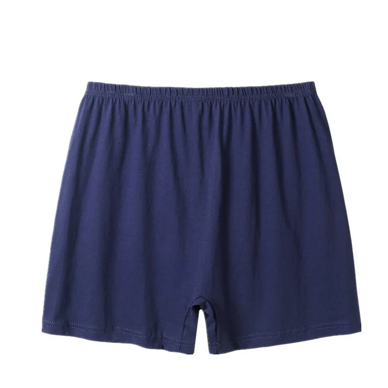 4pcs Men's Panties Boxer 100% Cotton Men Underwear Shorts Solid Color Elastic Loose Pajama Pants Male Boxershorts Boxers Arrow