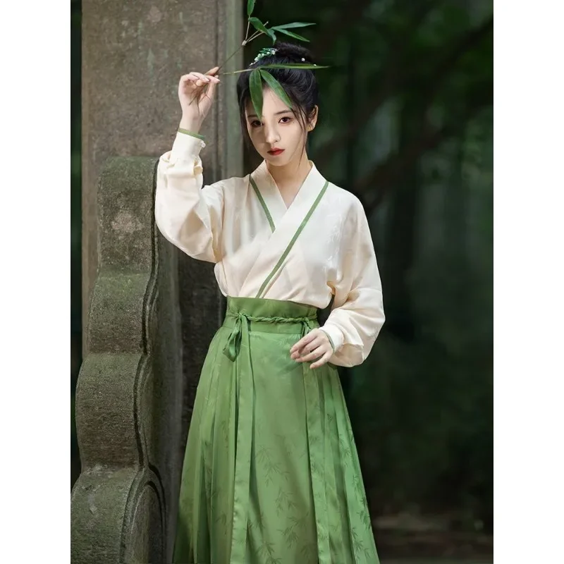 Улучшенное традиционное китайское платье ханьфу женское осеннее Элегантное