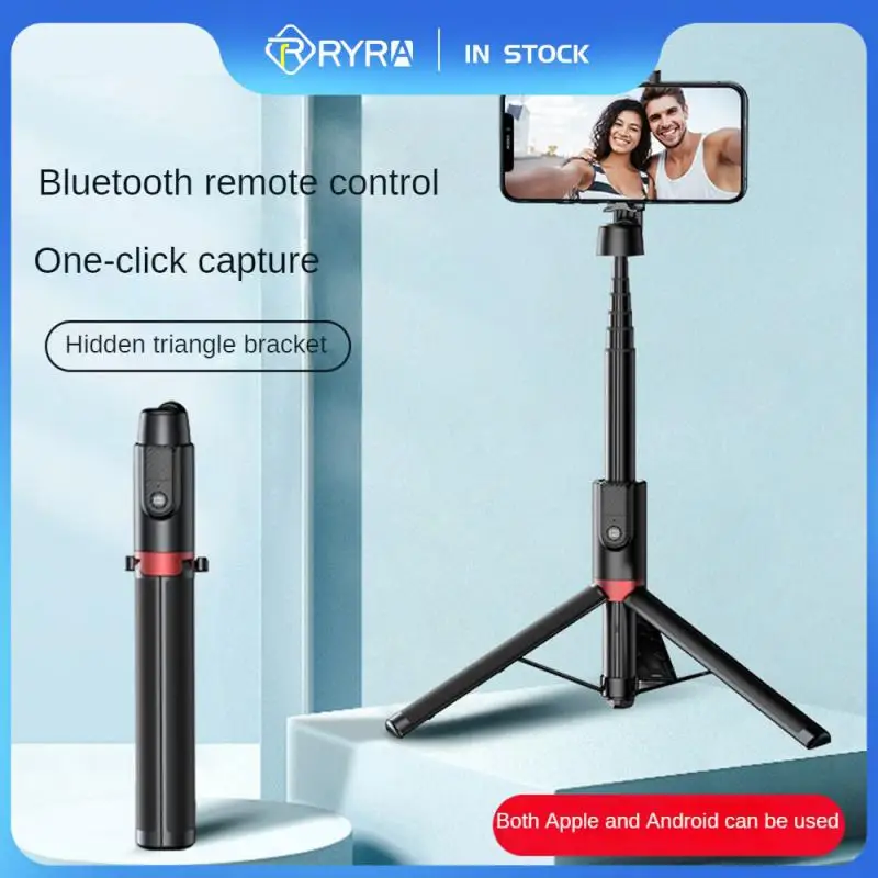 

Новая селфи-палка RYRA 2023 Штатив для телефона с Bluetooth дистанционным затвором складной держатель для телефона TikTok для съемки с телефона