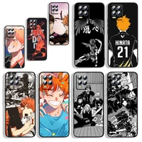 anime volleyball haikyuu for oppo realme gt master neo q3s q2 x50 x7 x3 x2 c21y c17 c11 c3 pro carnival black phone case
