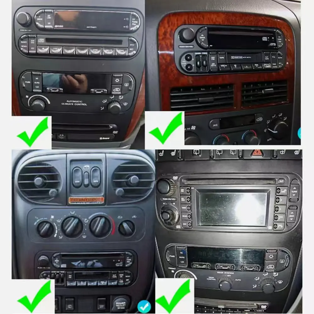 Фото 6,8 ''4 + 64 ГБ для Jeep Wrangler TJ 2003-2005 автомобильная радиокамера стерео рулевое управление Android 15 авто GPS BT Wi-Fi №4