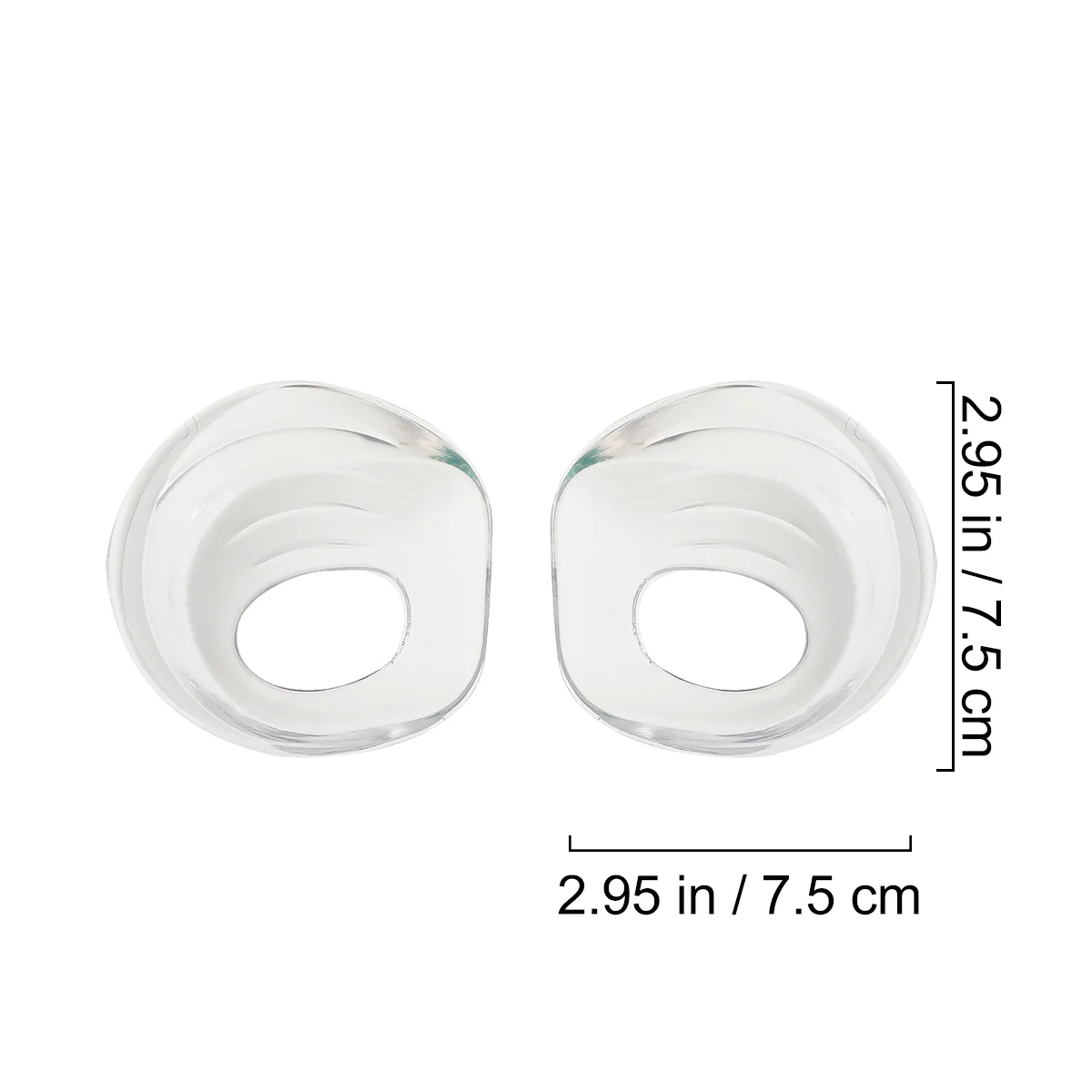 2 пары гелевых вставок для пяток стельки поддержки свода стопы женщин рабочие