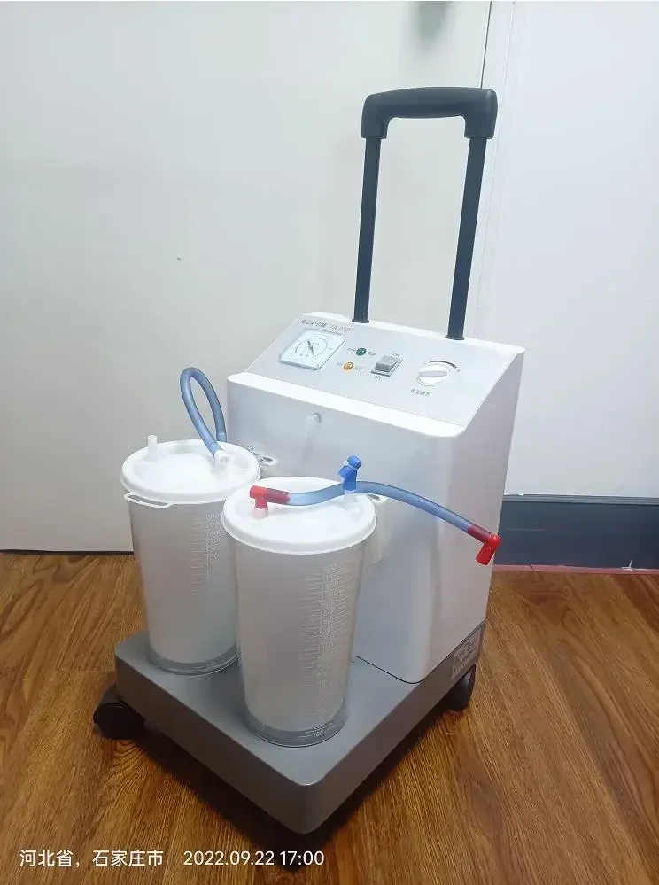 Хирургический аспиратор Heavy du ty с высокой частотой насоса 32 л и двумя бутылками